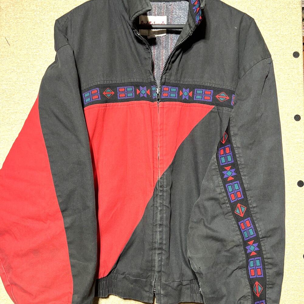 Vintage Saddle Brook Western wear Chore Coat Size 2XL XXL Blanket lined USA